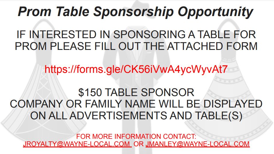 sponsorship information